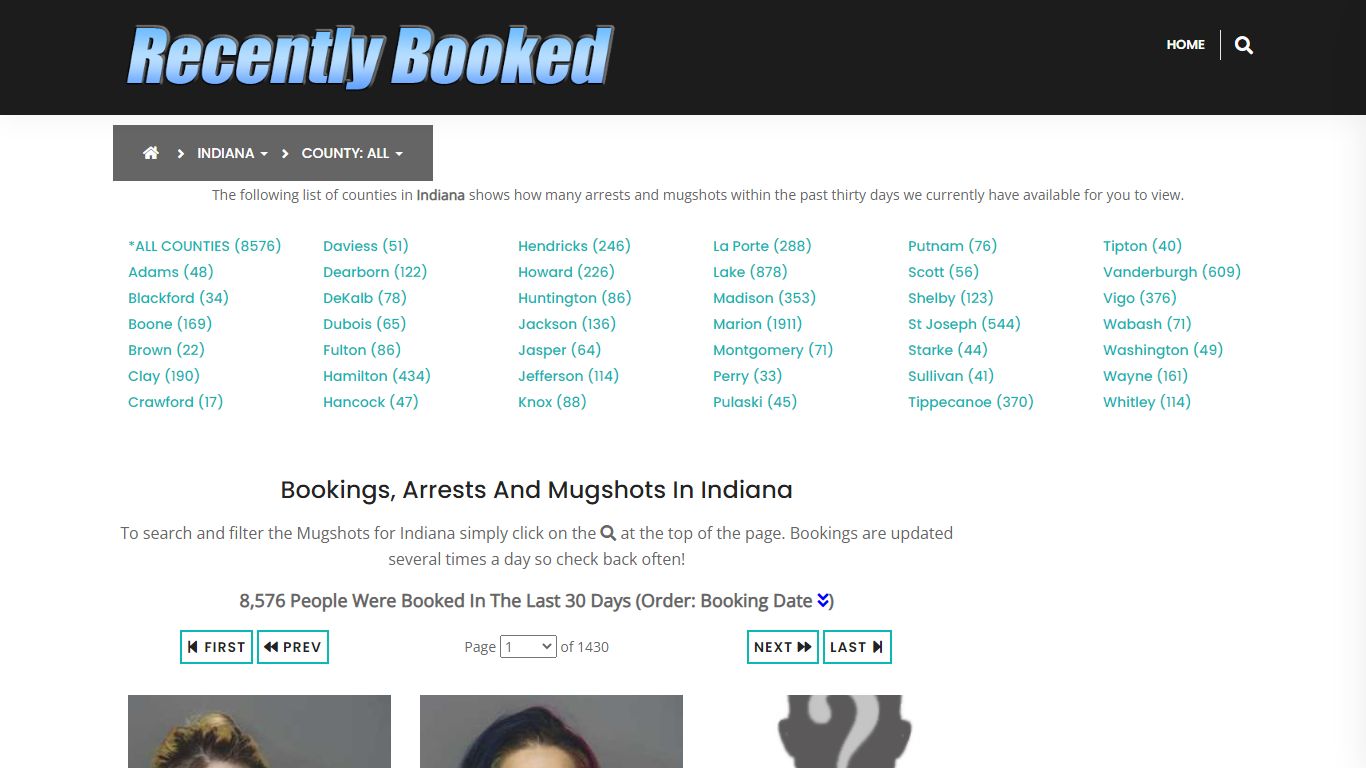 Bookings, Arrests and Mugshots in St Joseph County, Indiana